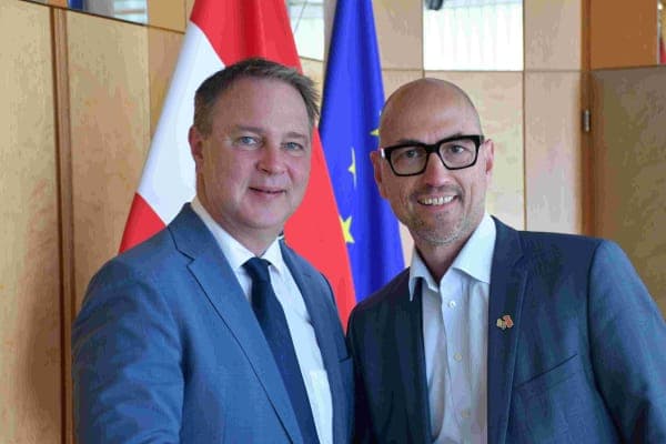 Die Spitze der FSG-GPF bei VK Andreas Babler zu einem Antrittsbesuch