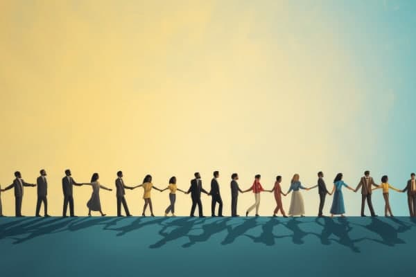 20. September 2023 – Menschenkette um das Parlament